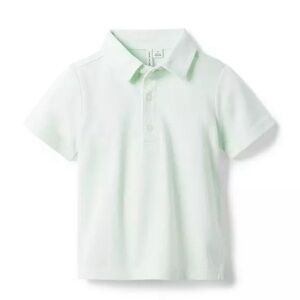 Janie and Jack Green Polo Shirt with Soft Cotton Feel